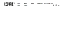 Tablet Screenshot of lecurie.eu